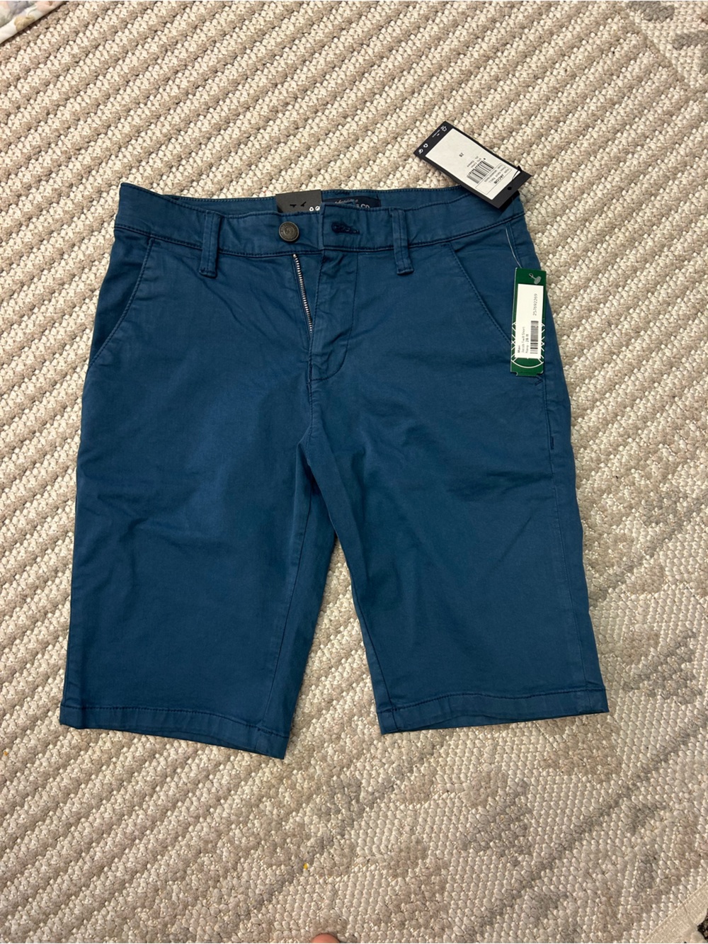 Mavi Men's Teal Chinos - Straight Fit